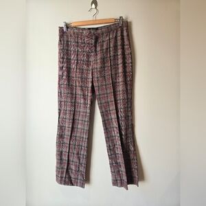 Isabel Marant Check Wool/Cotton Pant Size 38
